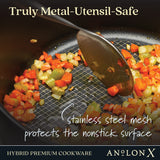 7-Piece AnolonX Hybrid Nonstick Cookware Set