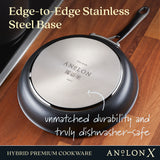 10-Piece AnolonX Hybrid Nonstick Cookware Set