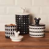 3-Piece Monochrome Ceramic Jar Set