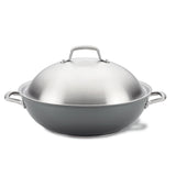 13.5-Inch Accolade Hard-Anodized Nonstick Wok with Lid