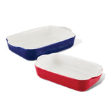 2-Piece Bon Voyage Ceramic Baker Set