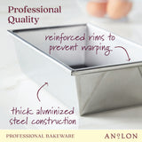 6-Piece Pro-Bake Bakeware Aluminized Steel Baking Pan Set