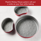 3-Piece Farberware Disney Bake with Mickey Mouse Mickey Cake Pan Set