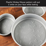 3-Piece Farberware Disney Bake with Mickey Mouse Mickey Cake Pan Set