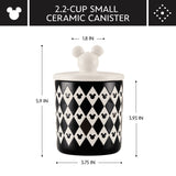 Monochrome Ceramic Canister with Airtight Lid