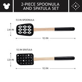 2-Piece Monochrome Spatula and Spoonula Set