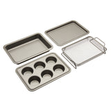 4-Piece Advanced Nonstick Bakeware Toaster Oven Pan Set