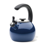 2-Quart Enamel on Steel Whistling Induction Teakettle