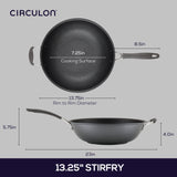 13.25-Inch A1 Series with ScratchDefense Nonstick Stir-Fry Pan