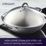 14-Inch A1 Series with ScratchDefense Nonstick Wok with Lid