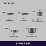 8-Piece A1 Series with ScratchDefense Nonstick Cookware Set