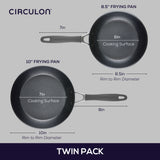 2-Piece A1 Series with ScratchDefense Nonstick Frying Pan Set