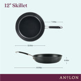 12-Inch SmartStack Hard Anodized Nonstick Induction Frying Pan