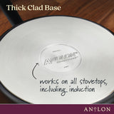 2-Piece SmartStack Hard Anodized Nonstick Nesting Frying Pan Set