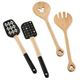 4-Piece Monochrome Kitchen Tool Set