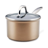 3-Quart Ascend Hard Anodized Nonstick Saucepan with Lid